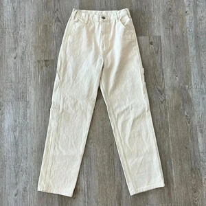 Womens J. Galt Cream Carpenter Jeans - S / 24